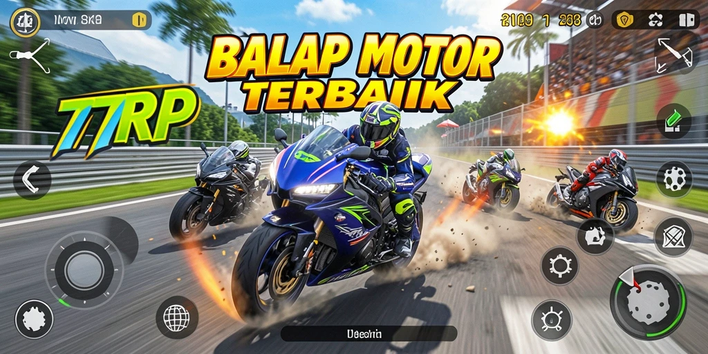 Tampilan antarmuka dan gameplay seru dari 77RP.