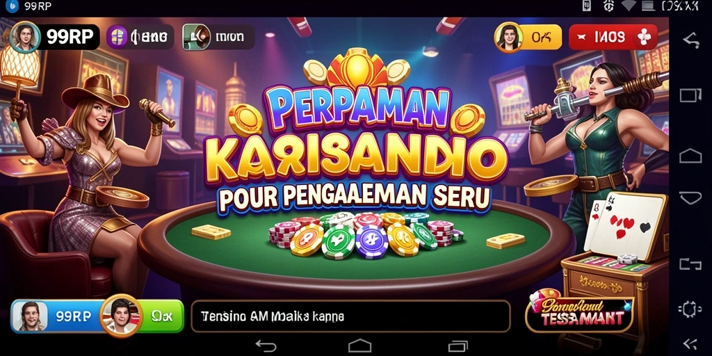Gameplay seru di 99RP dengan berbagai permainan kasino.