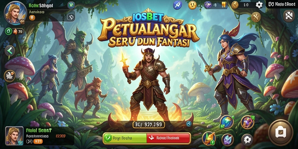 Screenshot IOSBET menampilkan aksi seru dalam petualangan yang mengasyikkan.