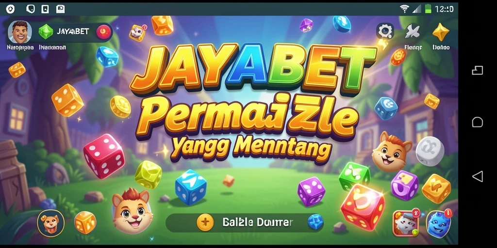 Tampilan gameplay JAYABET yang menarik dengan berbagai puzzle menantang.