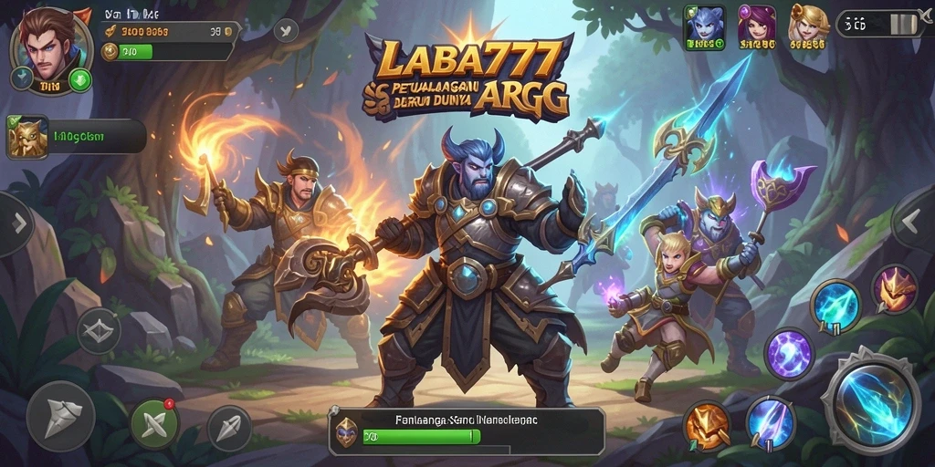 Tampilan gameplay LABA777 yang mendebarkan dan penuh aksi.