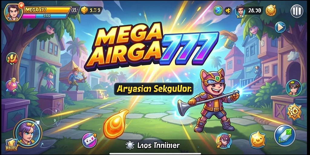 Tampilan gameplay seru dan mengasyikkan dari MEGA777.