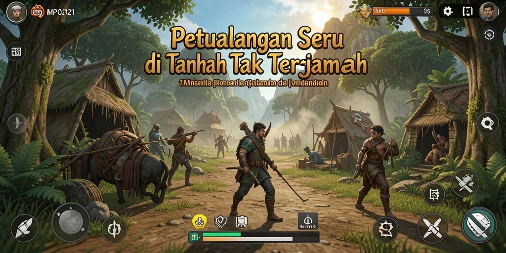 Tampilan gameplay seru dari MPO2121 menampilkan petualangan yang memukau.